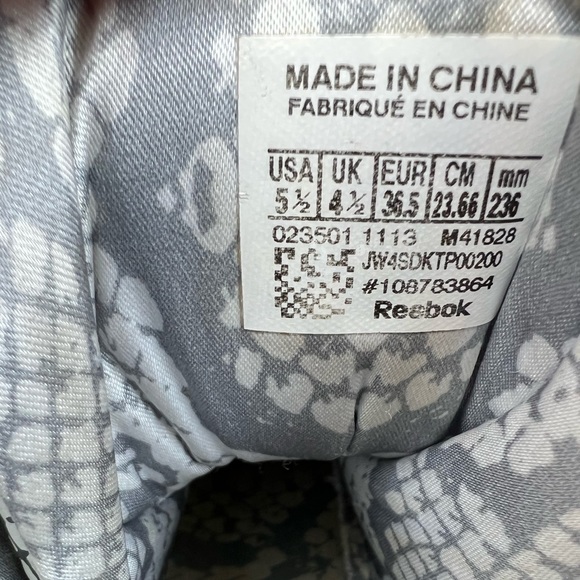 Reebok Melody Ehshani x Pump Omni Lite Mid-Top Snake Printed Women’s Sneakers - Picture 7 of 16